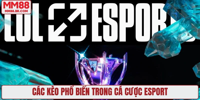 Các kèo phổ biến khi chơi cá cược esport